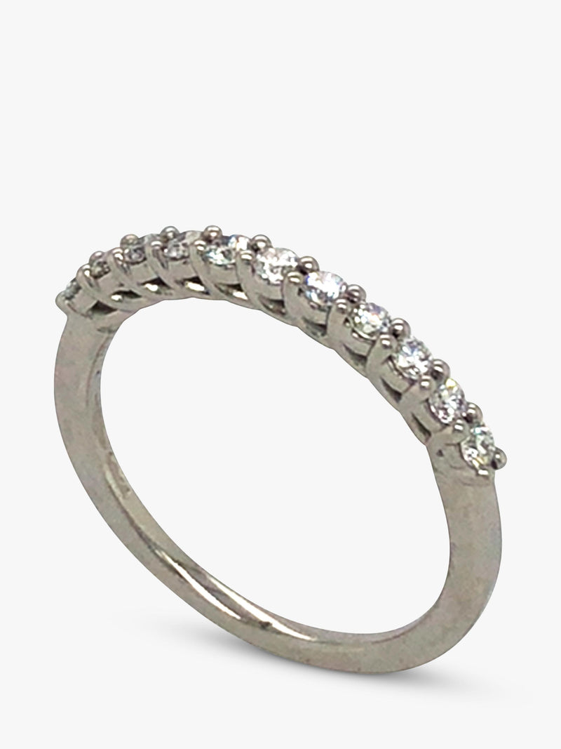 Vintage Fine Jewellery platinum diamond ring 0.33ct size N 1/2, imported from the UK