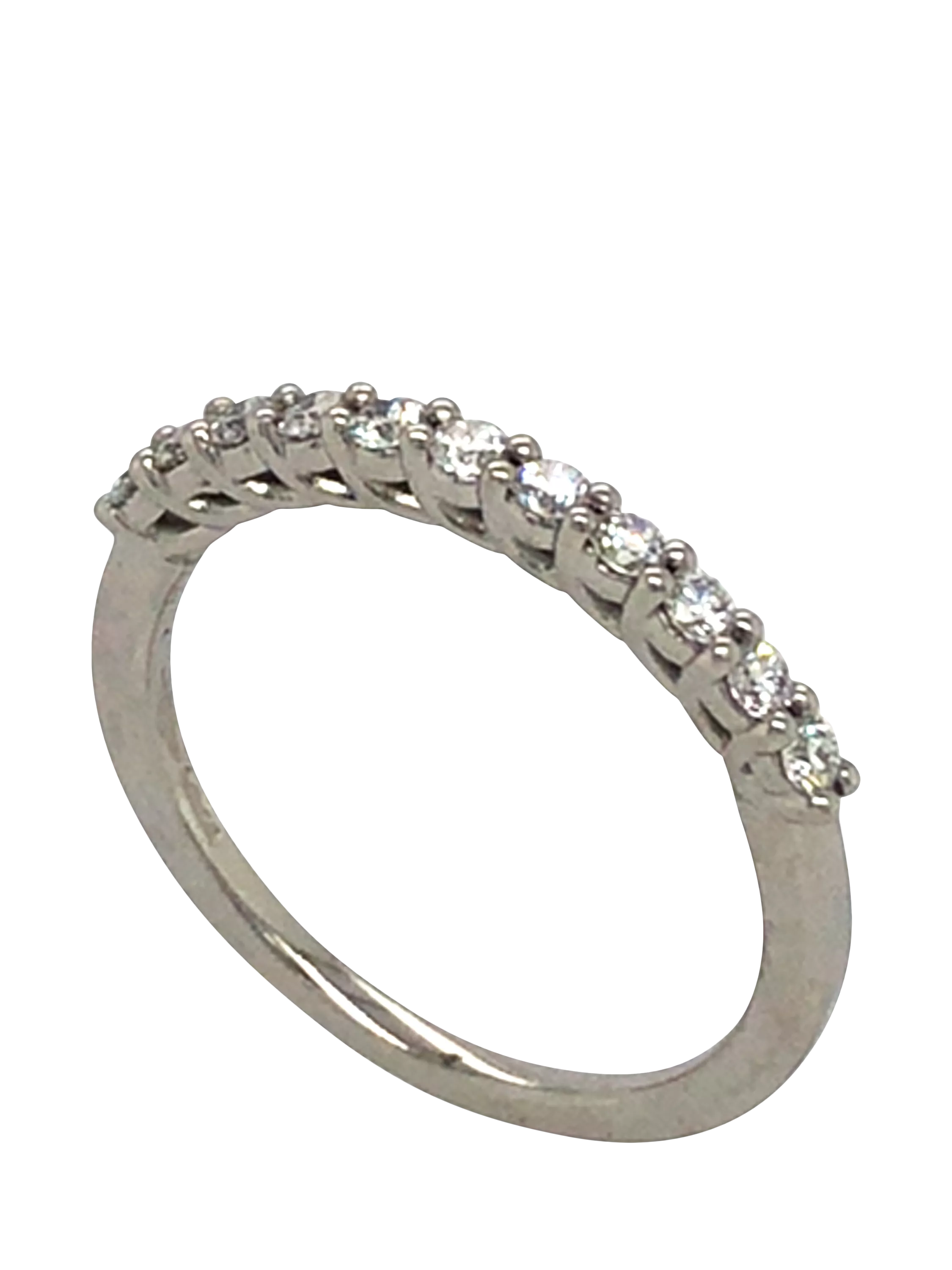 Vintage Fine Jewellery platinum diamond ring 0.33ct size N 1/2, imported from the UK