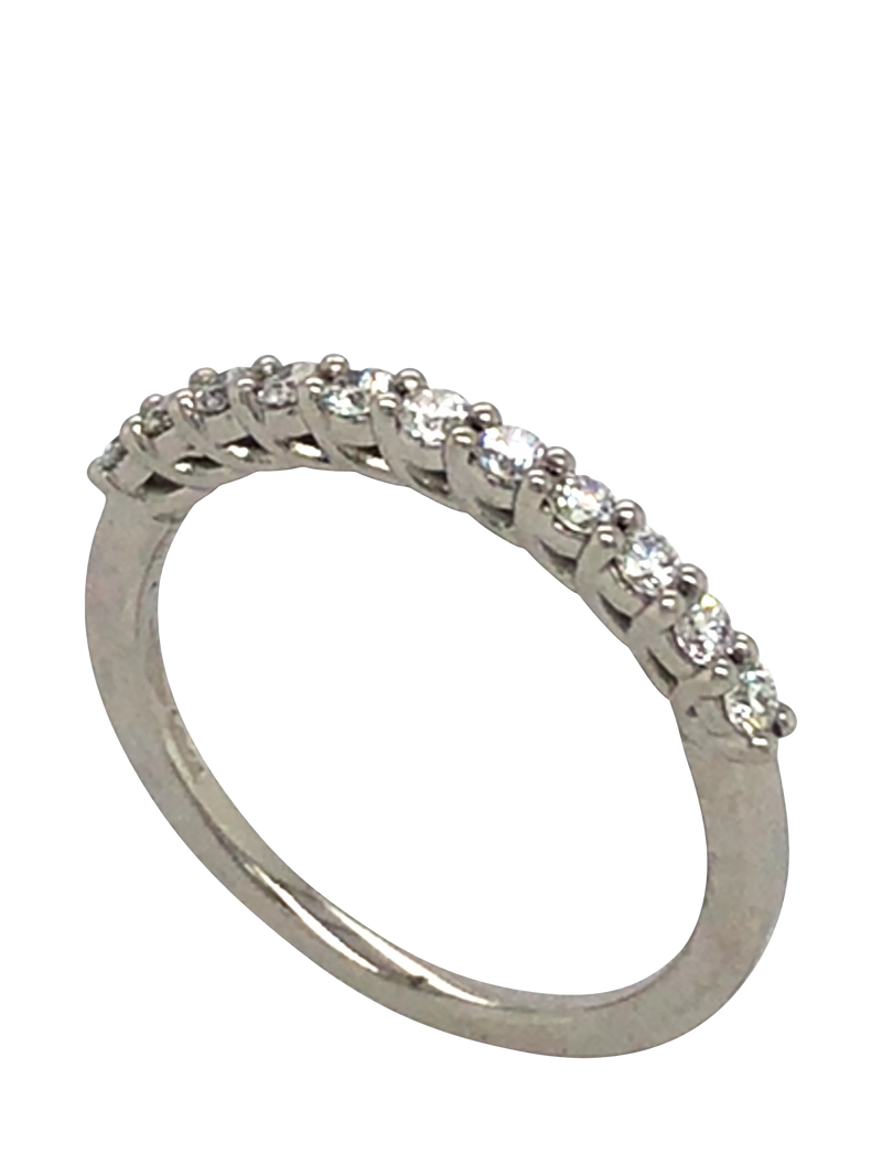 Vintage Fine Jewellery platinum diamond ring 0.33ct size N 1/2, imported from the UK
