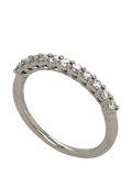 Vintage Fine Jewellery platinum diamond ring 0.33ct size N 1/2, imported from the UK
