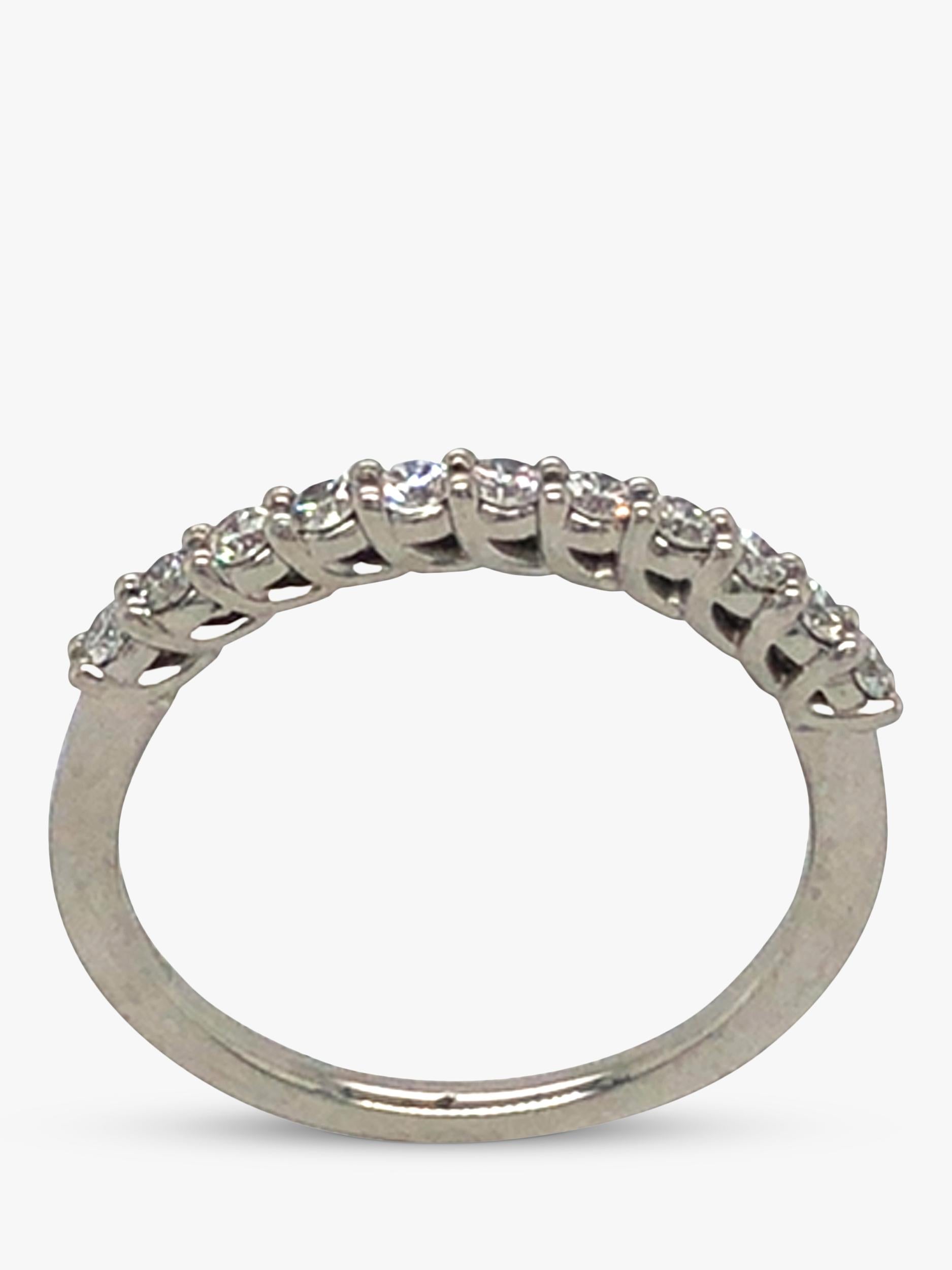 Vintage Fine Jewellery platinum diamond ring 0.33ct size N 1/2, imported from the UK