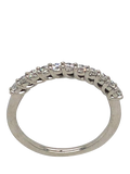 Vintage Fine Jewellery platinum diamond ring 0.33ct size N 1/2, imported from the UK