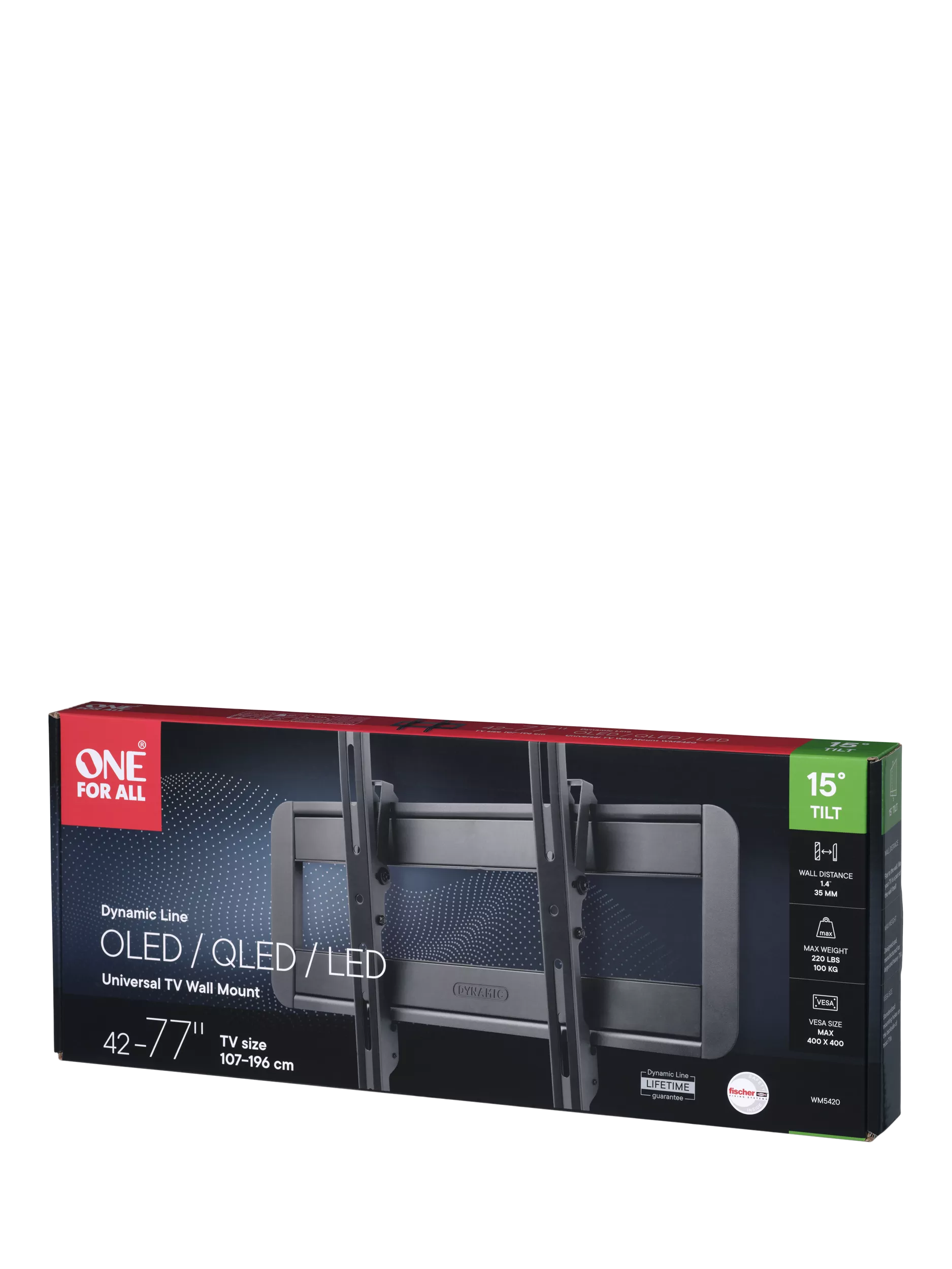One For All tilting TV bracket 42-77 inch, UK version