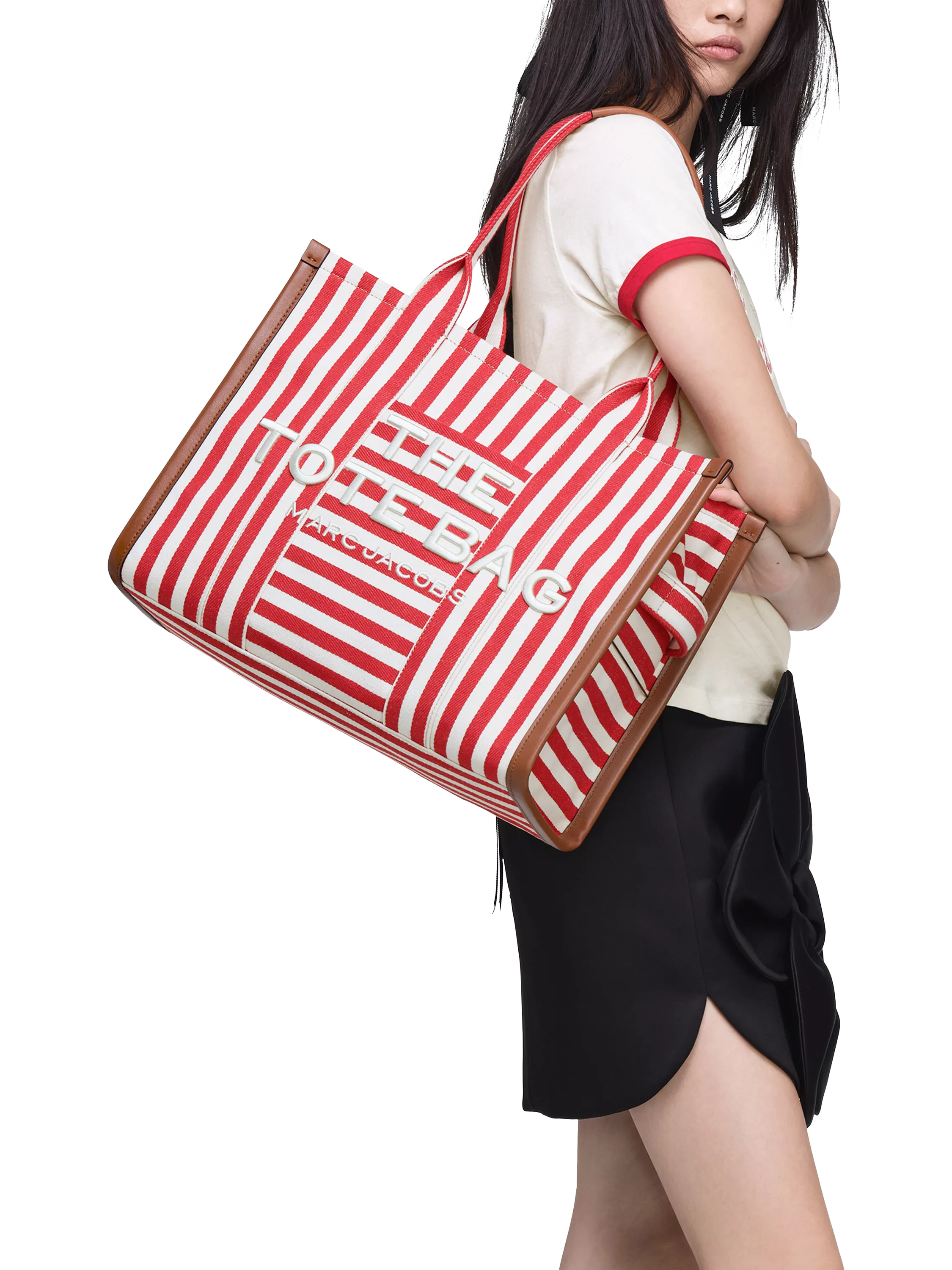 Marc Jacobs large stripe tote bag, UK version