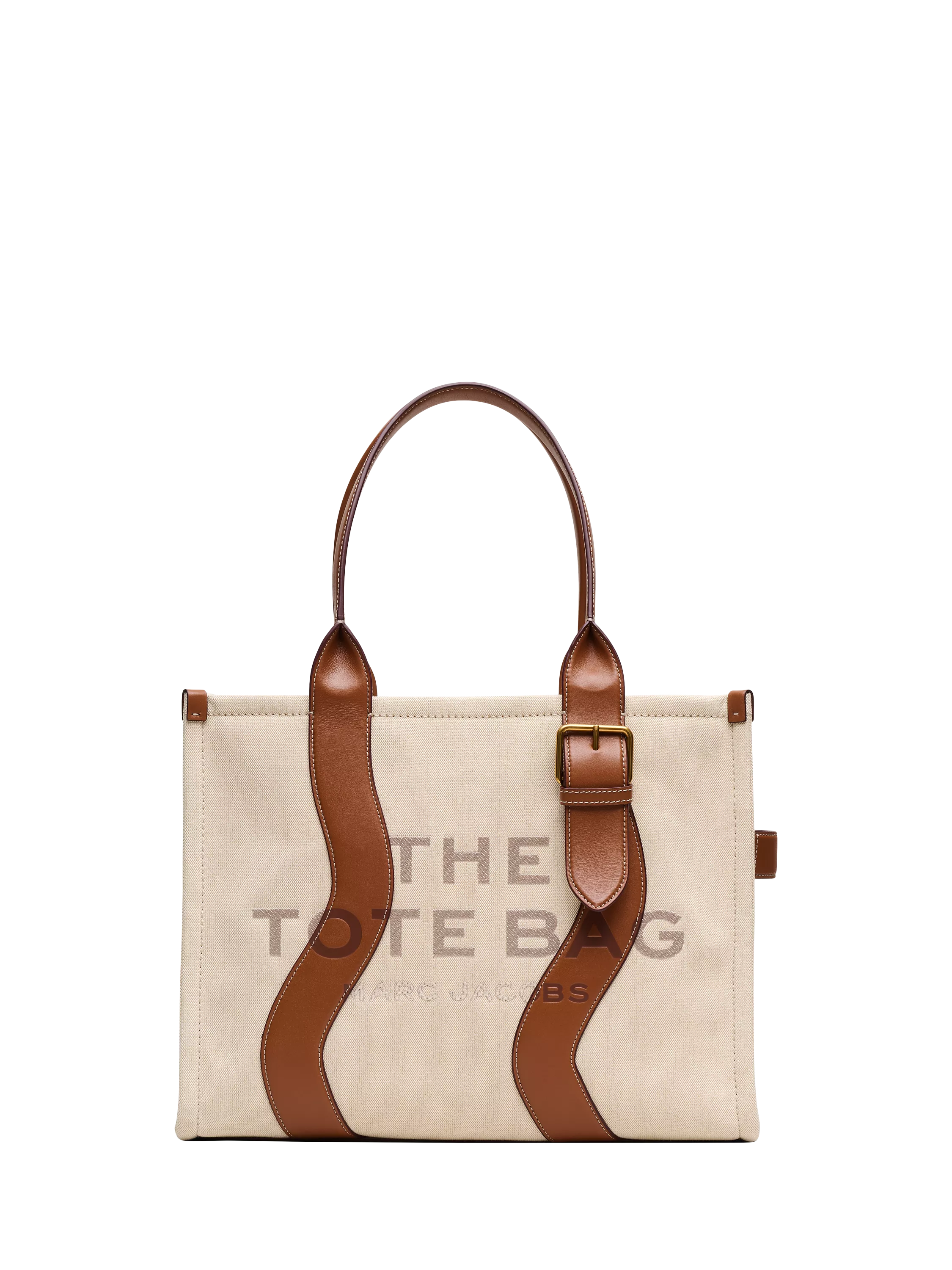 Marc Jacobs large wavy tote bag beige (British brand)