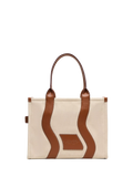 Marc Jacobs large wavy tote bag beige (British brand)