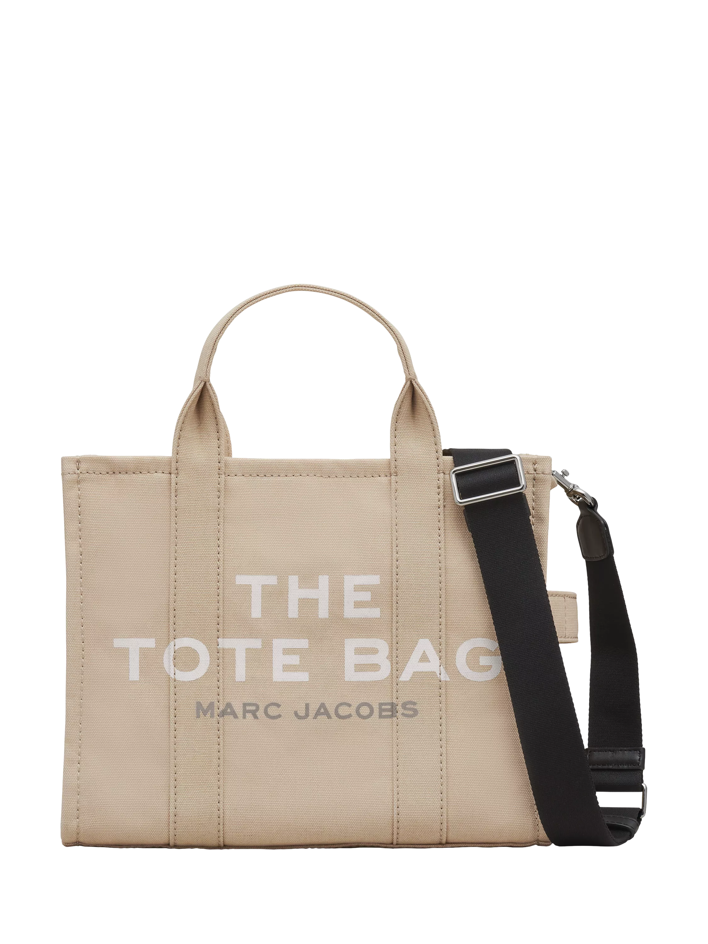 Marc Jacobs medium tote cotton canvas beige designer bag, imported from the UK