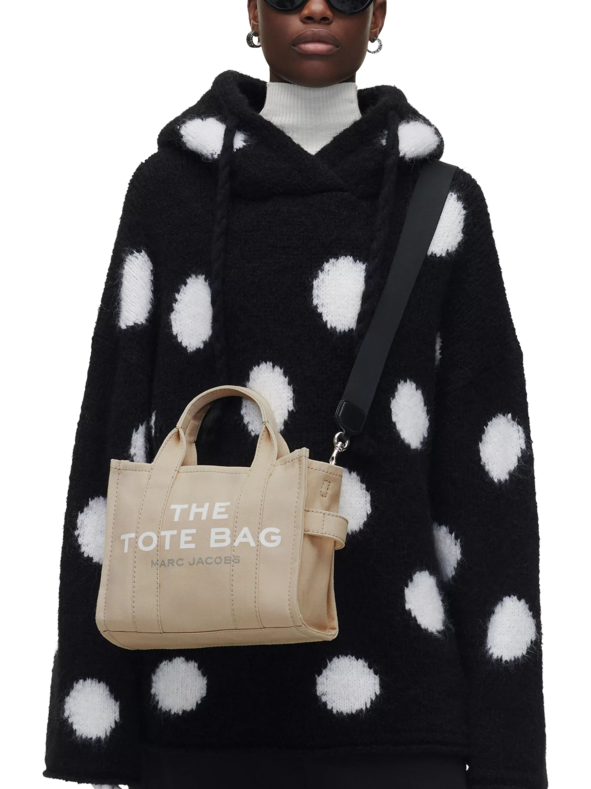 Marc Jacobs small tote bag in beige - British product