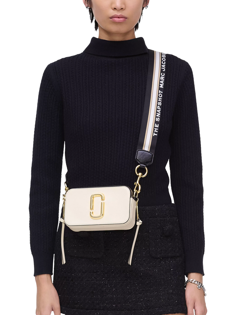Marc Jacobs Snapshot crossbody bag in Cloud White Multi - British product