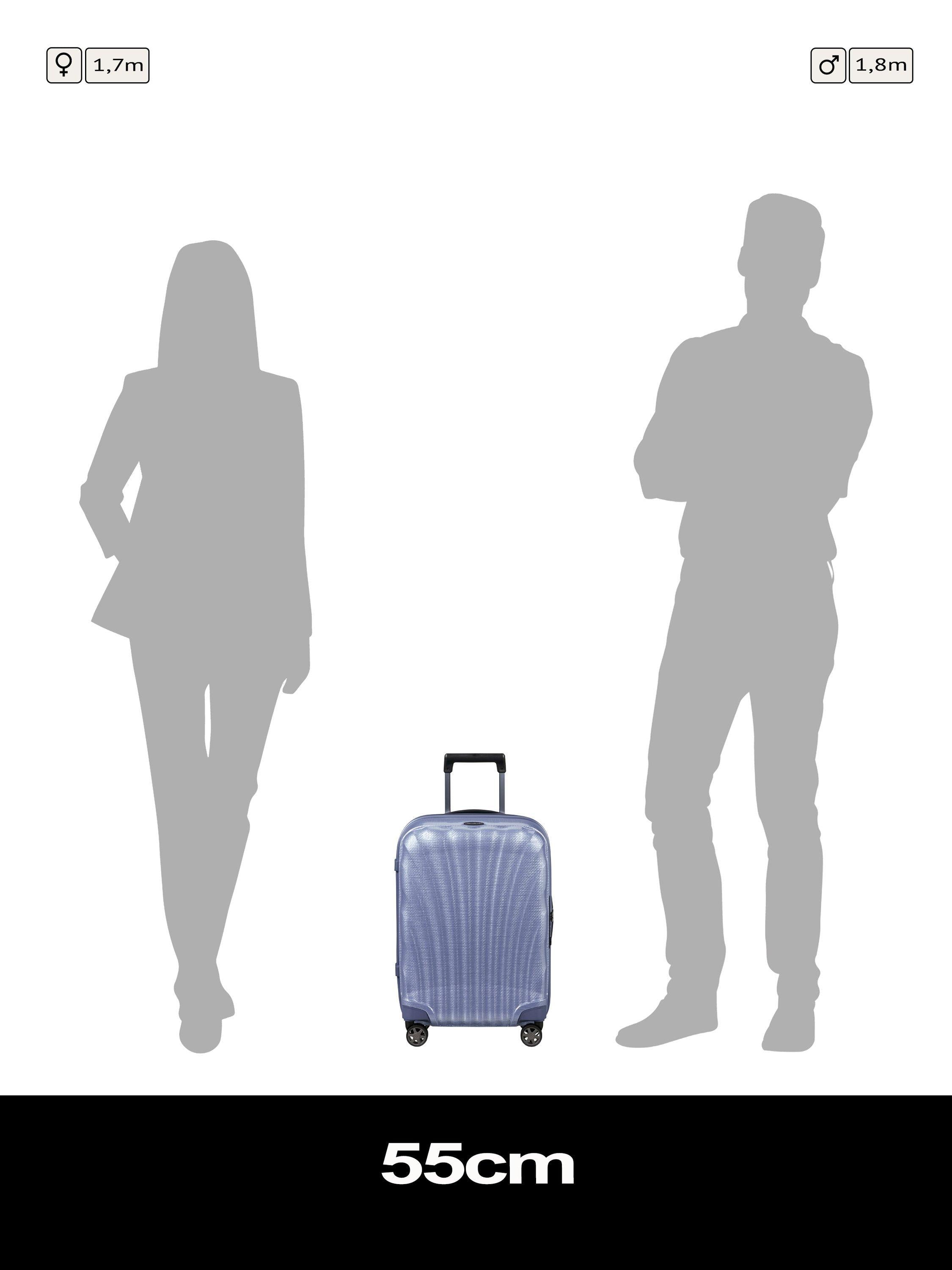 Samsonite C-Lite cabin suitcase 55cm lavender (British brand)