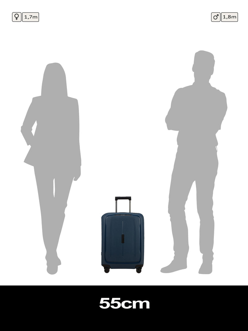 Samsonite Essens cabin suitcase expandable 55cm (British brand)