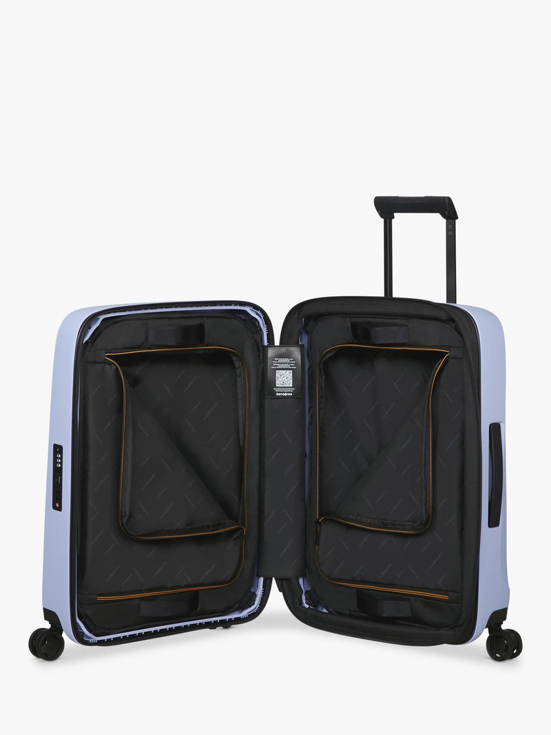 Samsonite Essens lavender expandable cabin suitcase 55cm, imported from the UK
