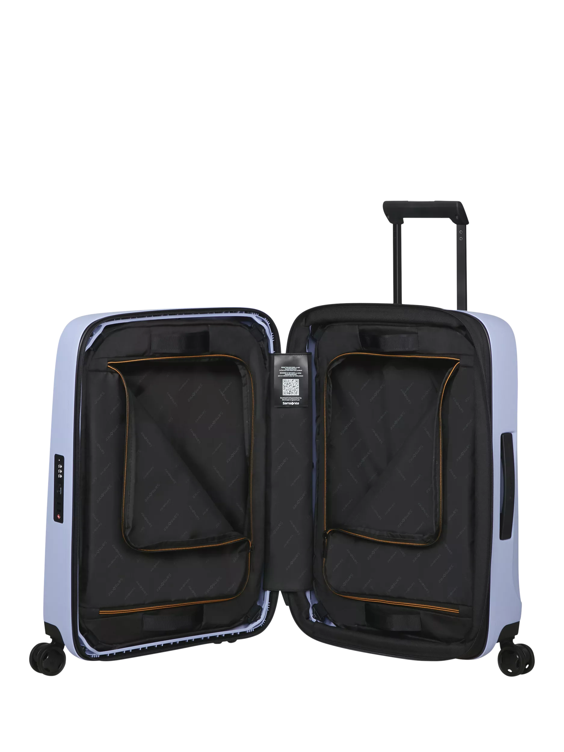 Samsonite Essens lavender expandable cabin suitcase 55cm, imported from the UK