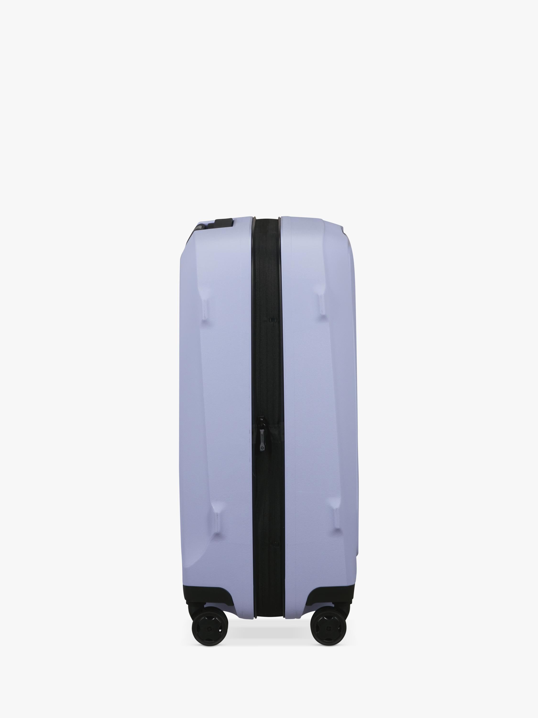 Samsonite Essens lavender expandable cabin suitcase 55cm, imported from the UK