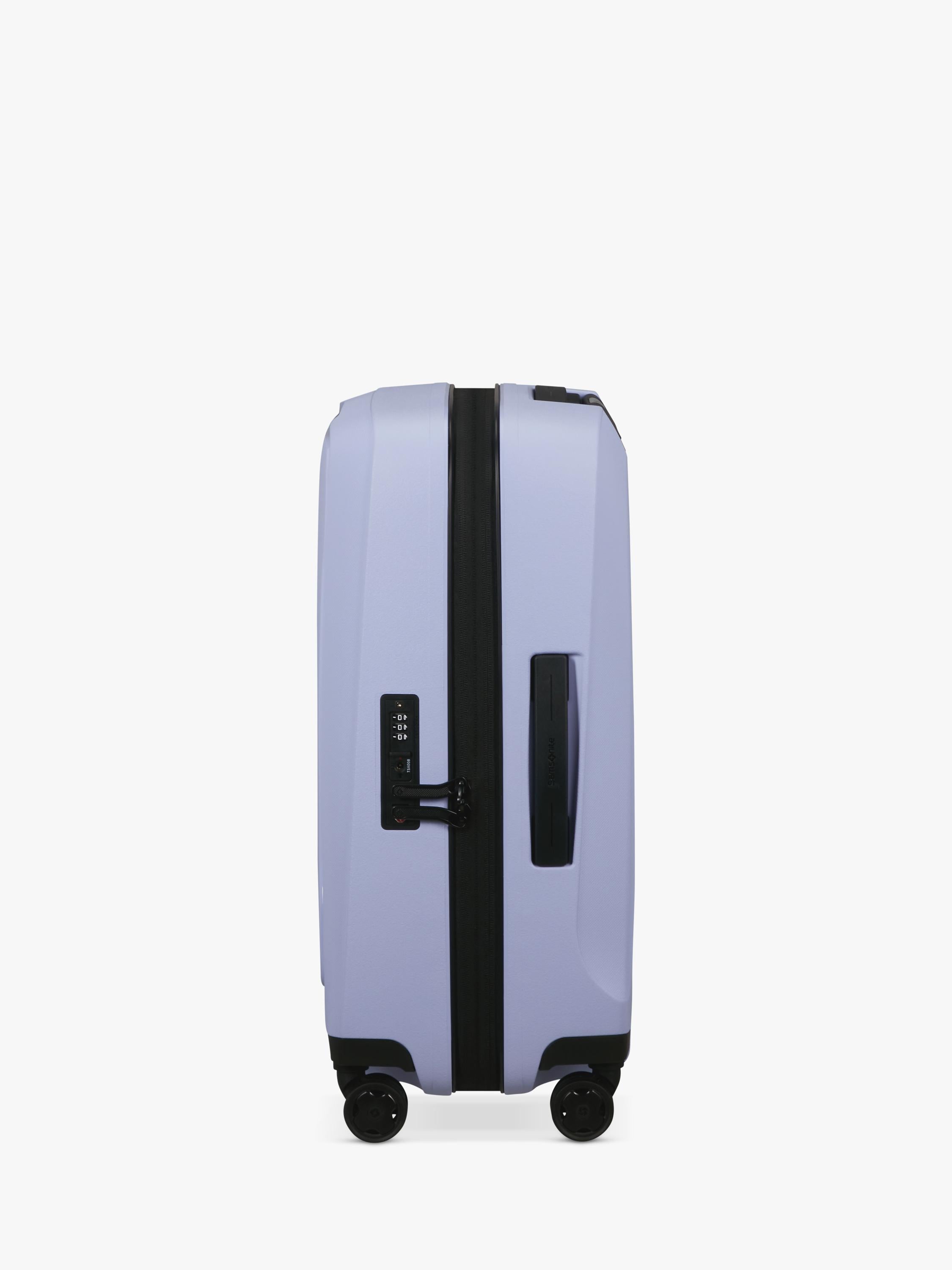 Samsonite Essens lavender expandable cabin suitcase 55cm, imported from the UK