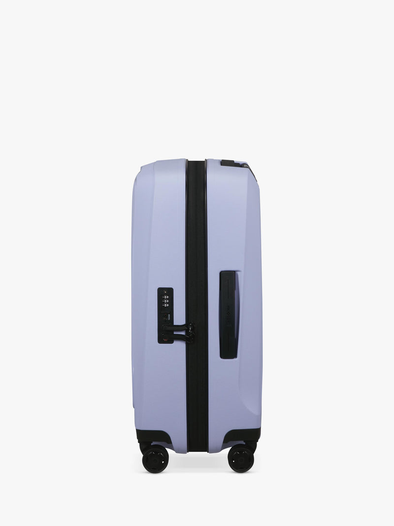 Samsonite Essens lavender expandable cabin suitcase 55cm, imported from the UK