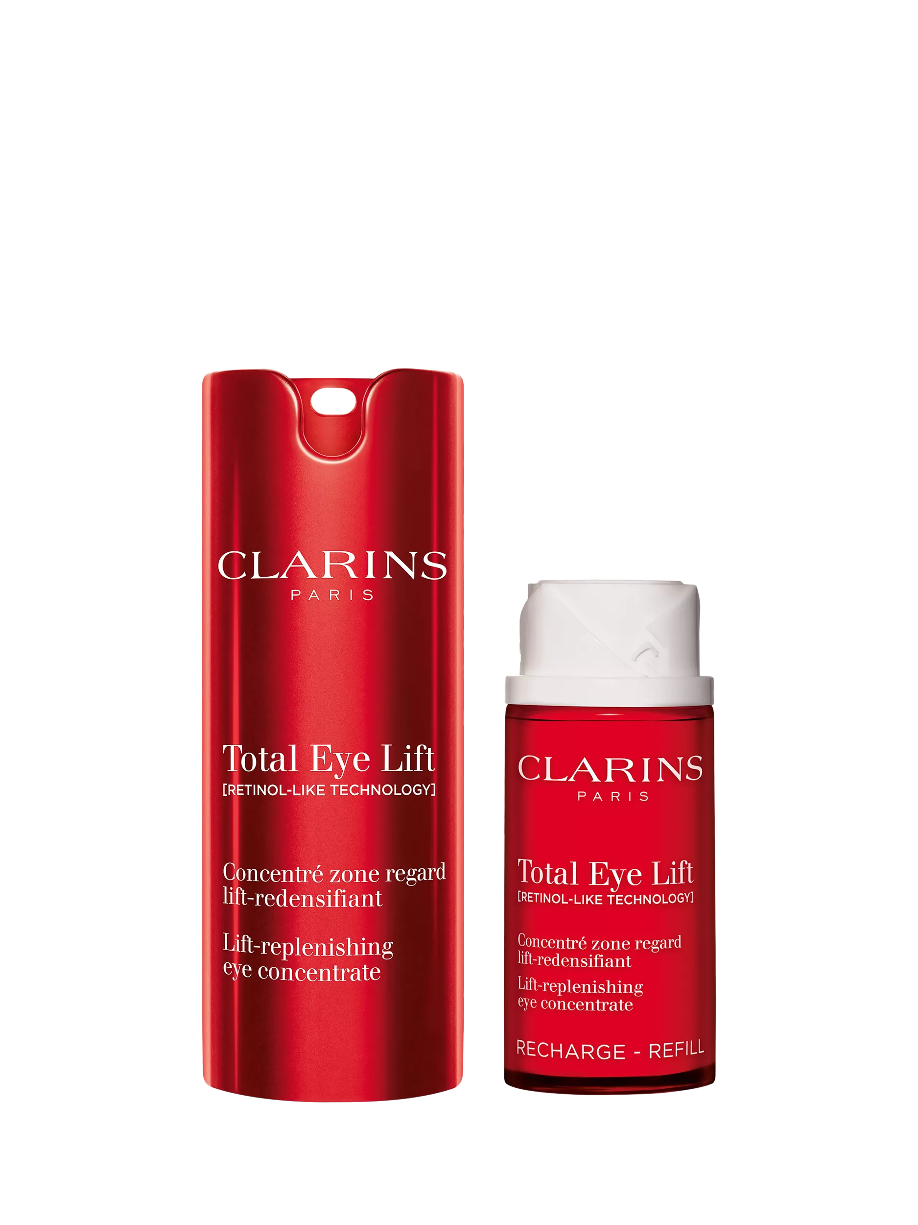 Clarins Total Eye Lift Duo 15ml refillable set, UK version