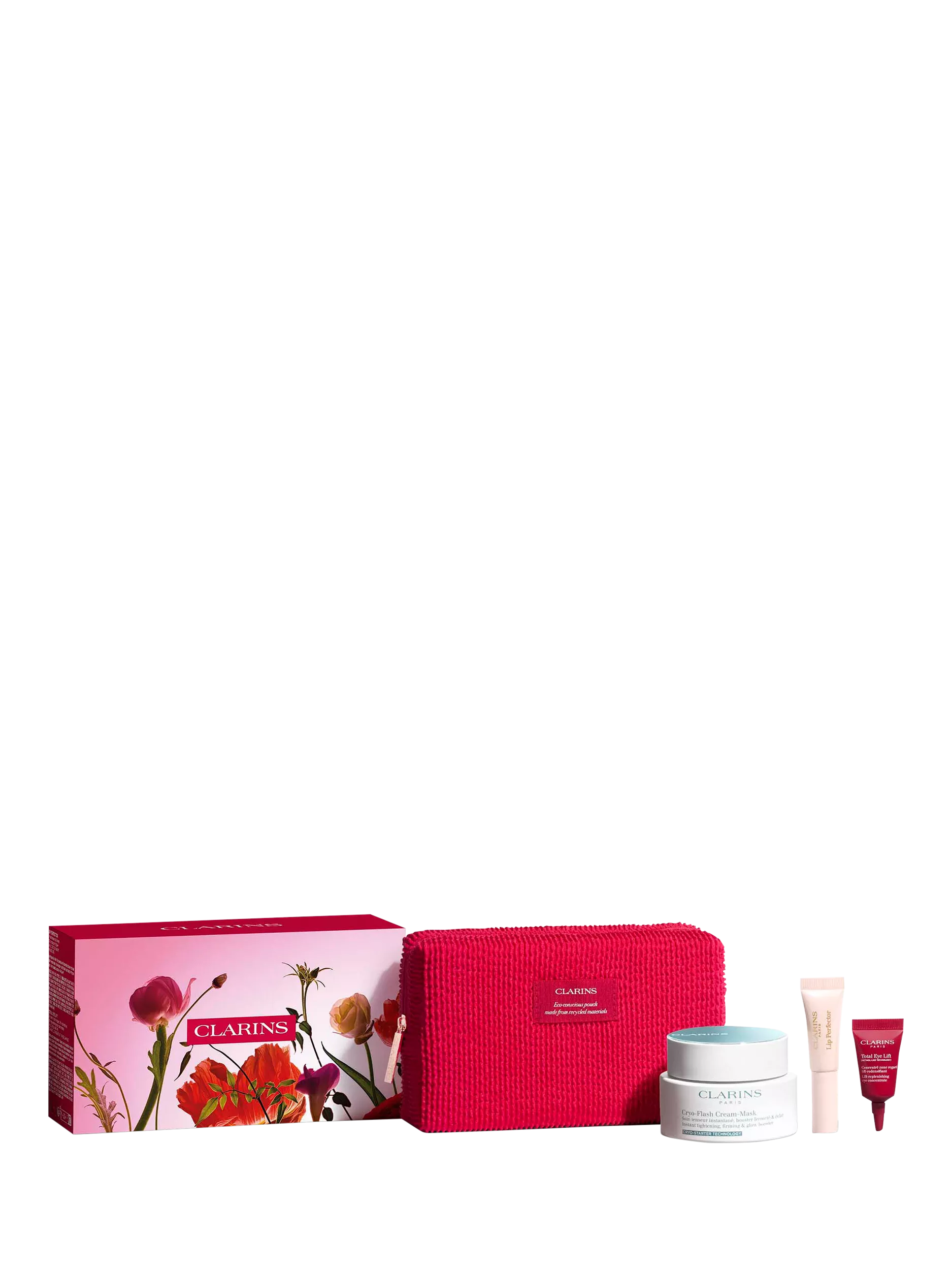 Clarins Glow-Boosting Routine skincare gift set, imported from the UK