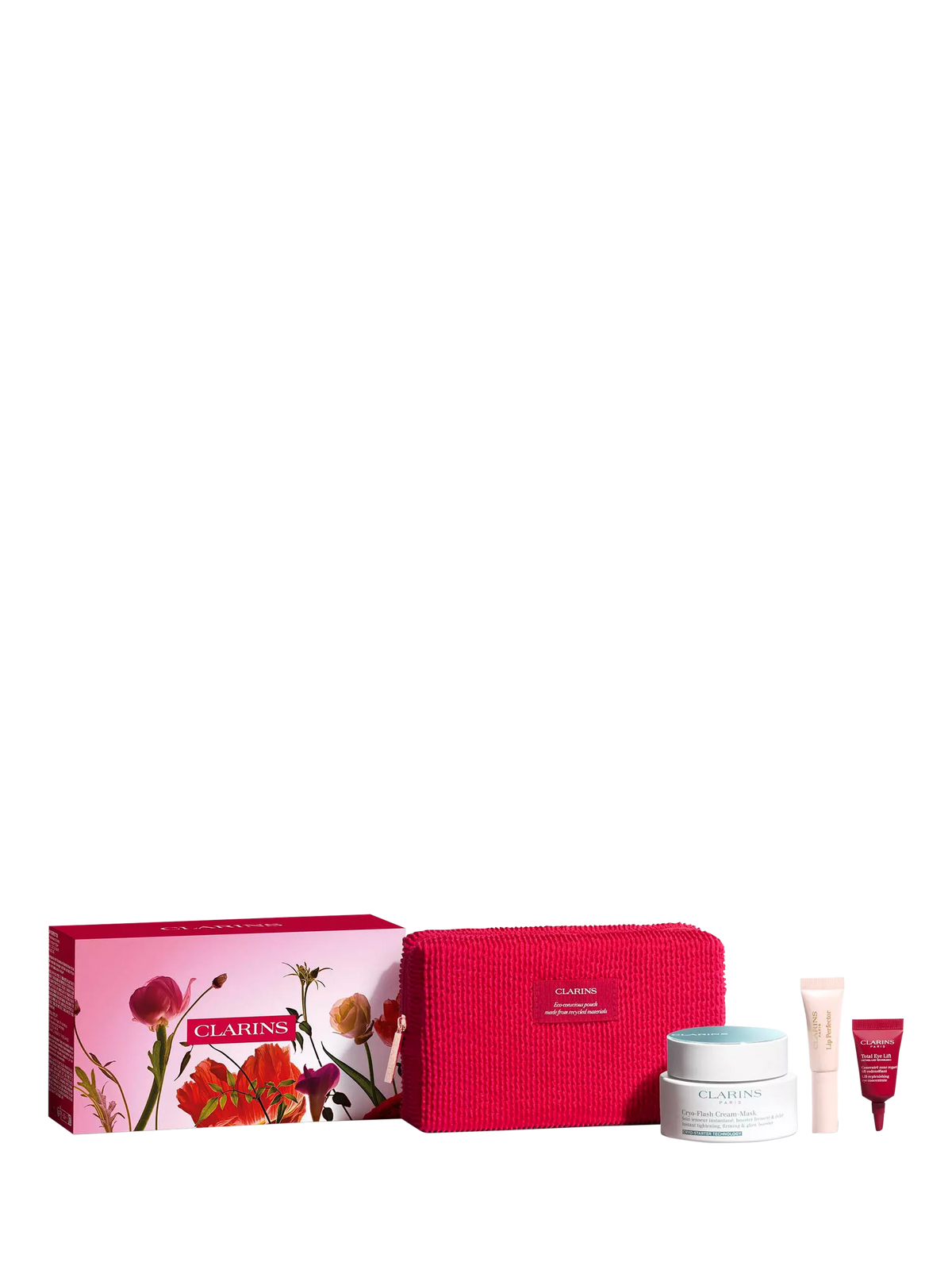 Clarins Glow-Boosting Routine skincare gift set, imported from the UK