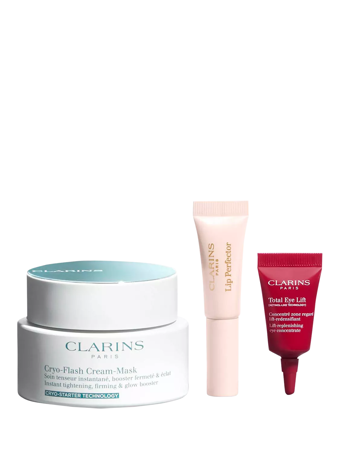 Clarins Glow-Boosting Routine skincare gift set, imported from the UK