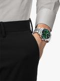 Tissot Chrono L watch green dial 42mm (British brand)