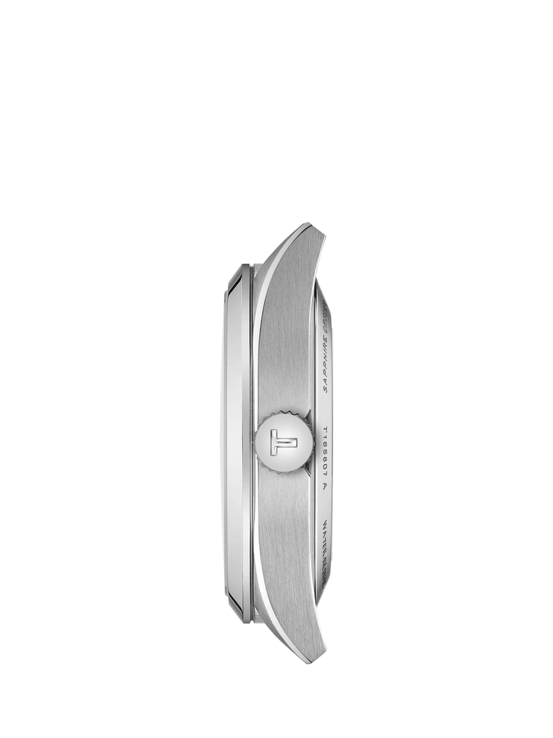 Tissot Gentleman automatic watch black dial silver bracelet, UK version