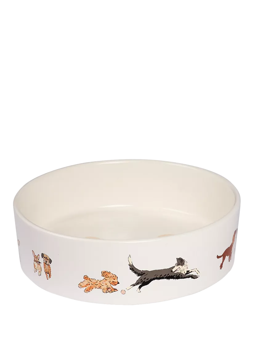 Sophie Allport ceramic dog bowl large stoneware - British product