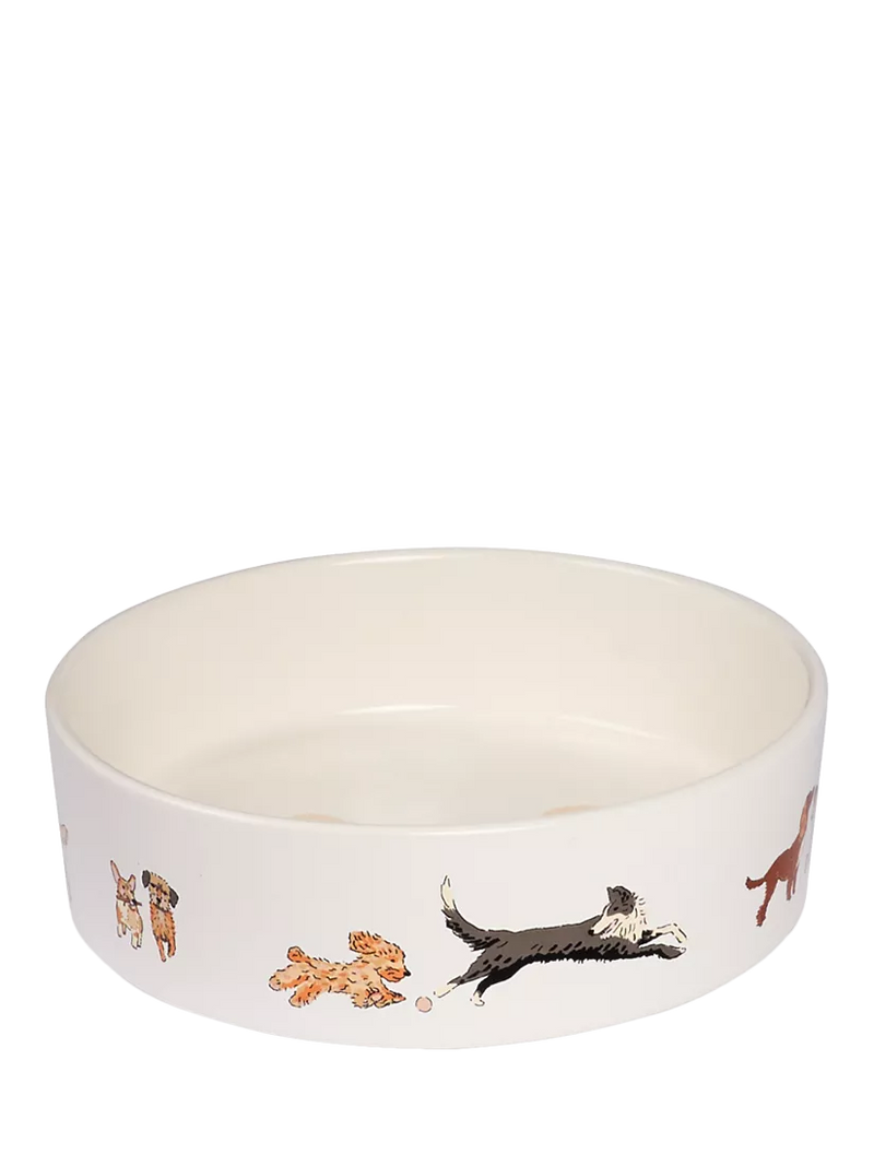 Sophie Allport ceramic dog bowl large stoneware - British product