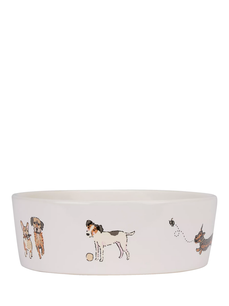 Sophie Allport ceramic dog bowl small, imported from the UK