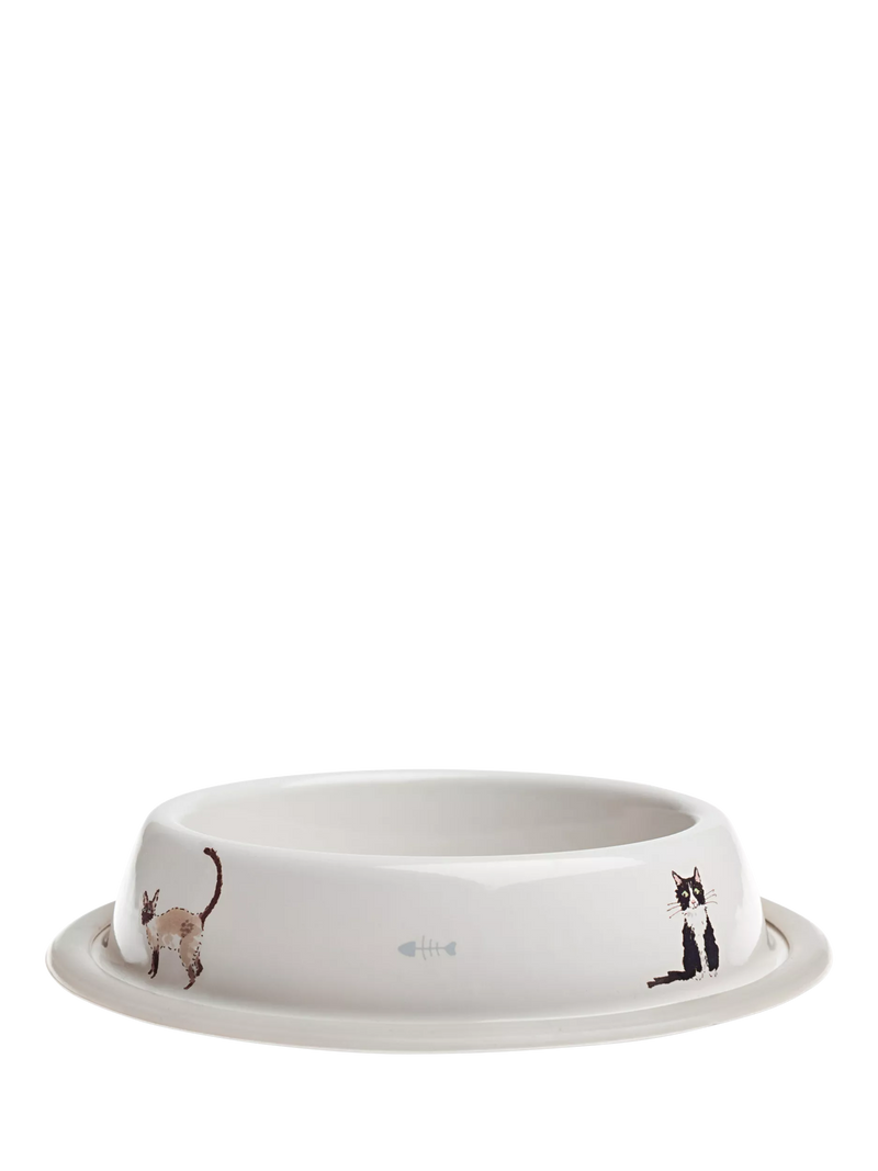 Sophie Allport cat bowl multi (British brand)