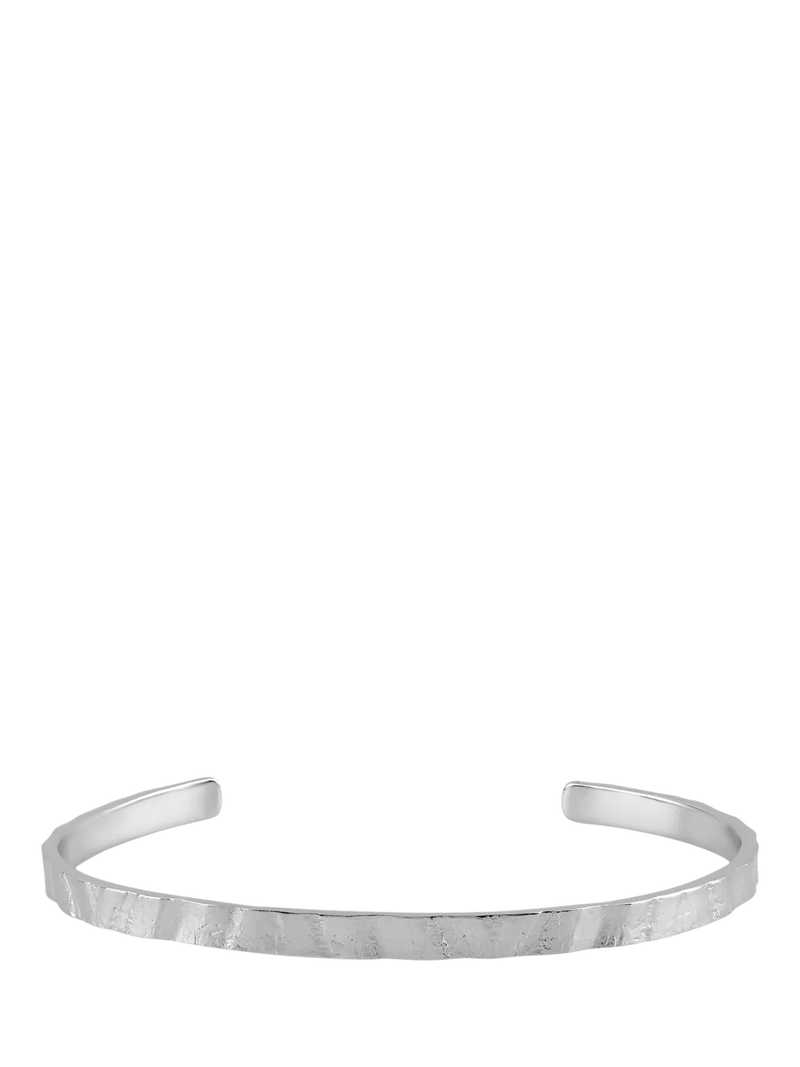 TUTTI Amble open bangle silver recycled metals, UK version