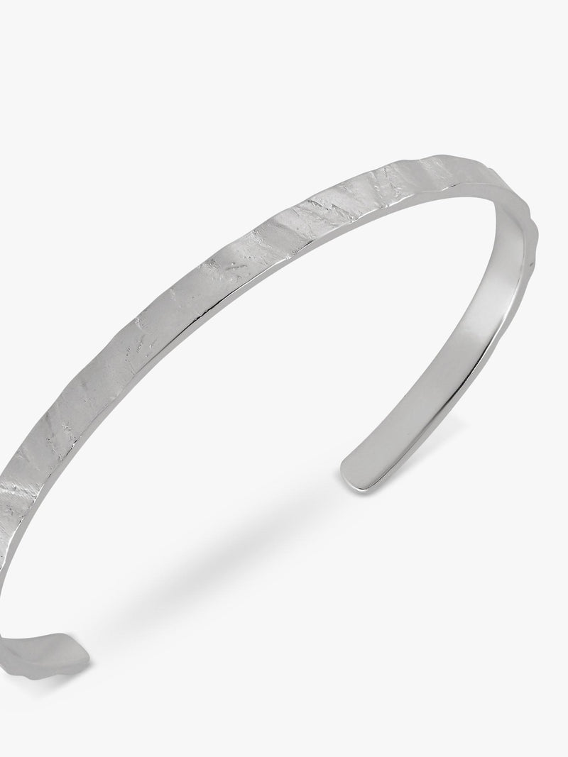 TUTTI Amble open bangle silver recycled metals, UK version