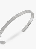 TUTTI Amble open bangle silver recycled metals, UK version