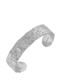 TUTTI flat textured silver bangle (British brand)