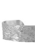 TUTTI flat textured silver bangle (British brand)