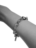 TUTTI wave chain bracelet silver (British brand)