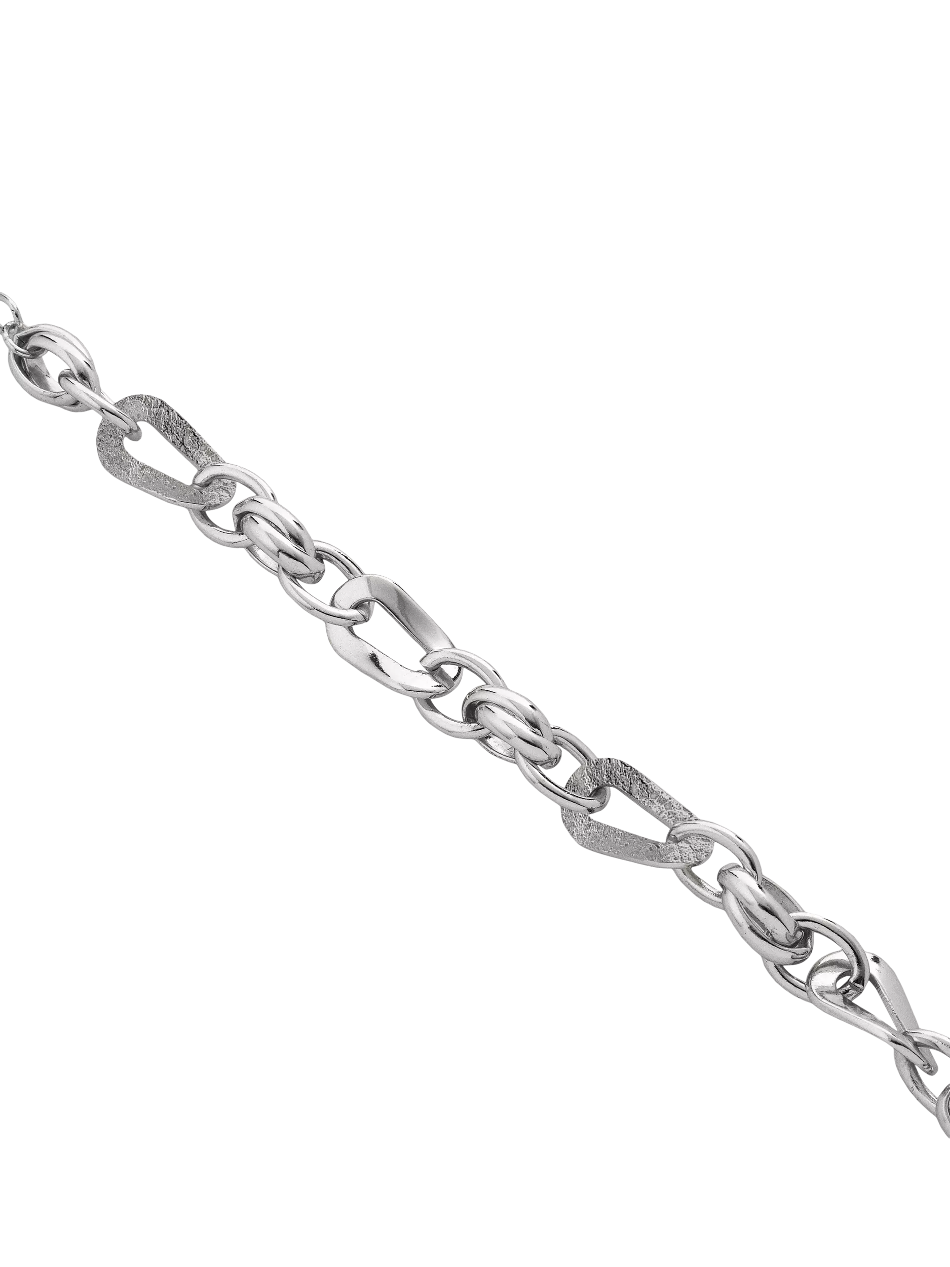 TUTTI wave chain bracelet silver (British brand)