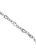 TUTTI wave chain bracelet silver (British brand)