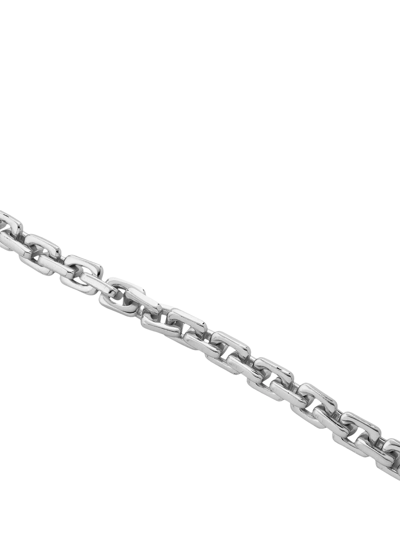 TUTTI silver square link chain bracelet adjustable 19-21.5cm, UK version
