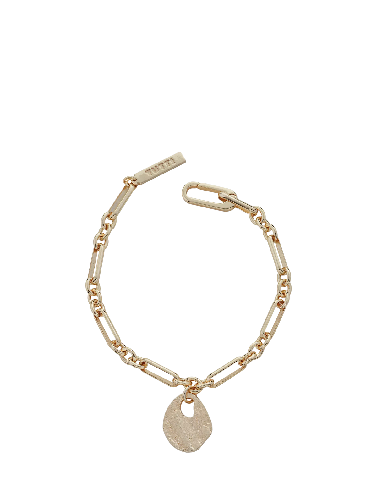 TUTTI Baia chunky link bracelet in gold - British product