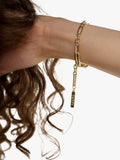 TUTTI Baia chunky link bracelet in gold - British product