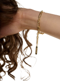 TUTTI Baia chunky link bracelet in gold - British product