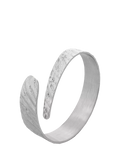 TUTTI textured wrap bangle silver, UK version