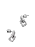 TUTTI double drop earrings in silver (British brand)