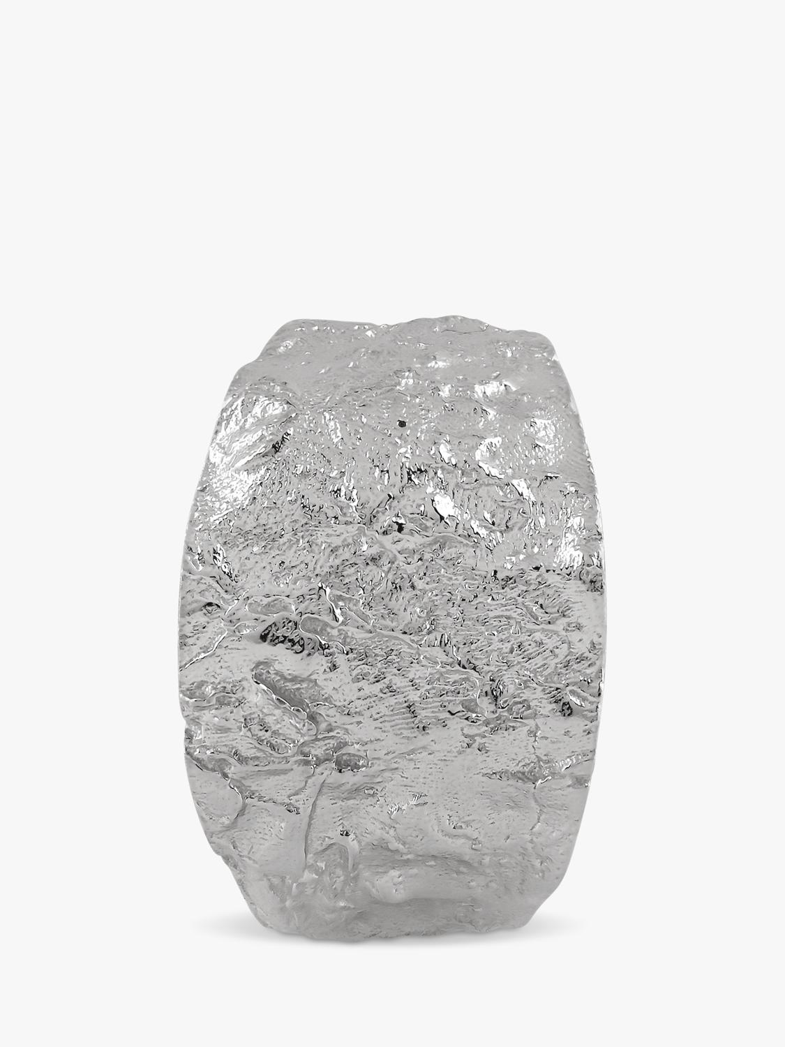 TUTTI Revere textured silver ring UK size P 1/2 - British product