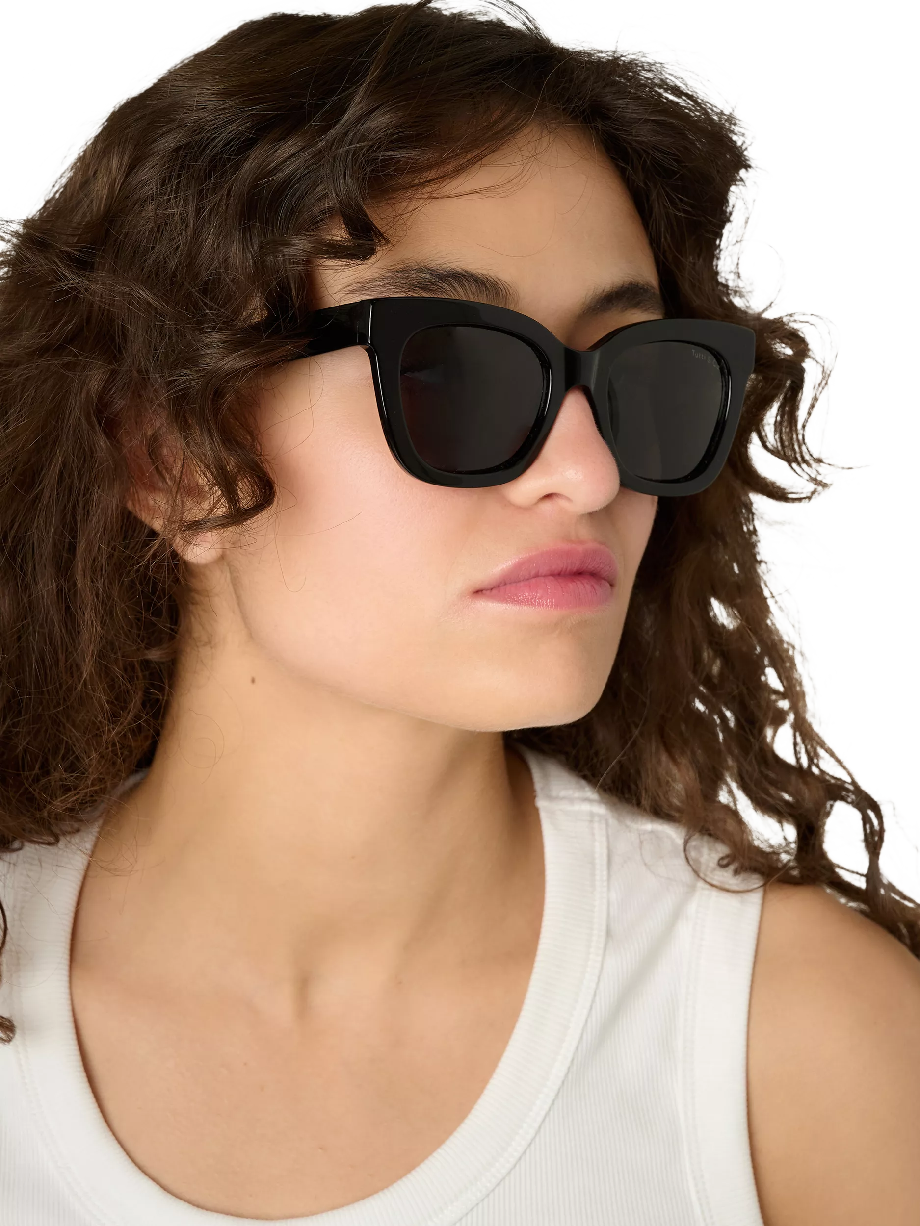 TUTTI cat eye sunglasses black (British brand)