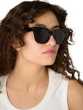 TUTTI cat eye sunglasses black (British brand)