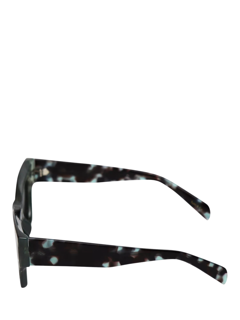 TUTTI cat eye sunglasses green leopard print - British product