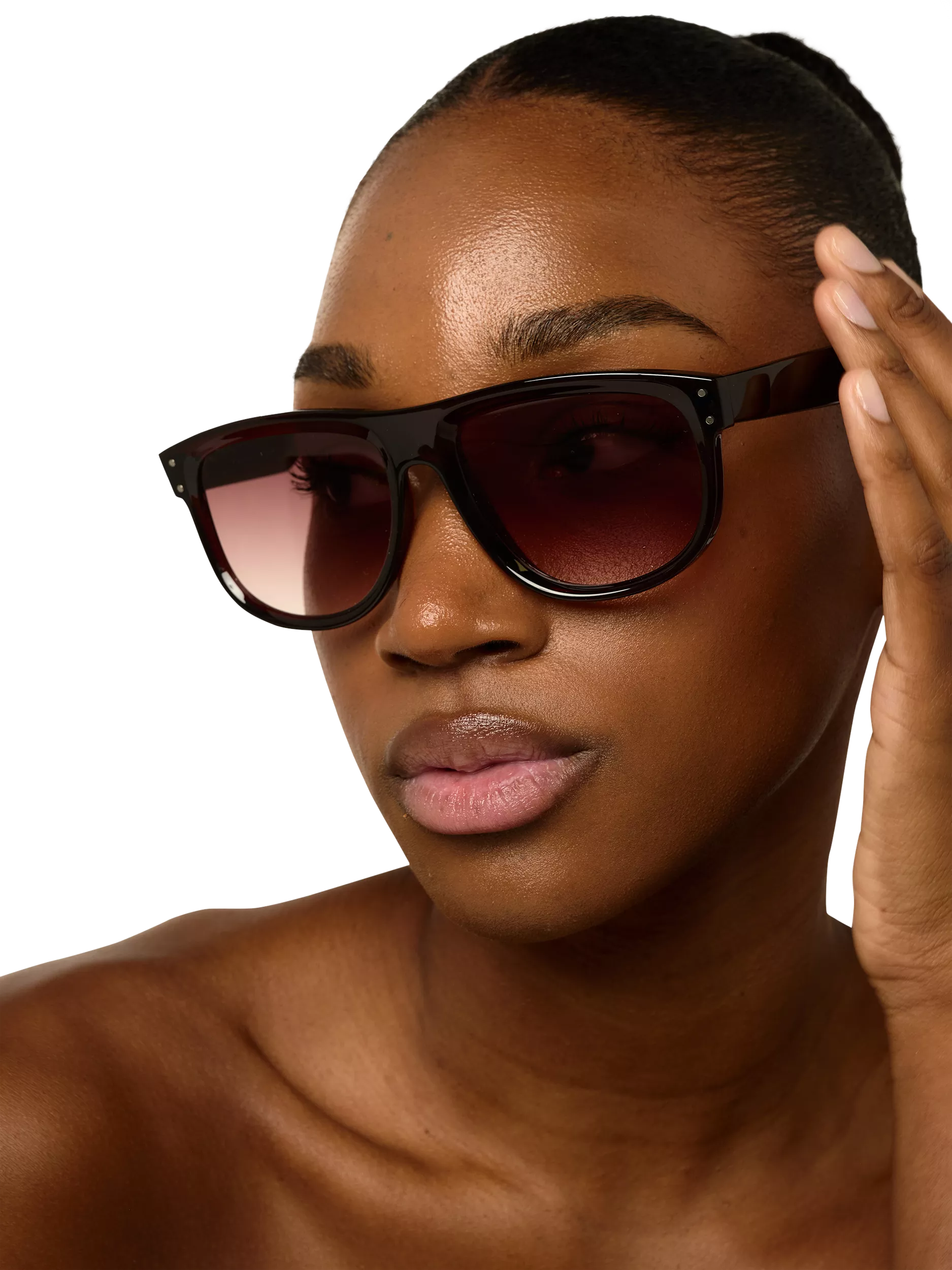 TUTTI D-Frame sunglasses brown, imported from the UK