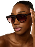 TUTTI D-Frame sunglasses brown, imported from the UK